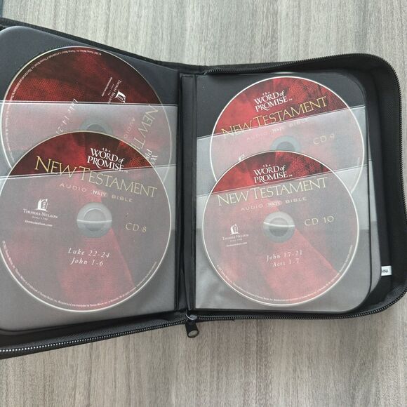 The Bible Audio Book Word of Promise New Testament NKJV • 20 CD Set No Bonus CD - Picture 5 of 8